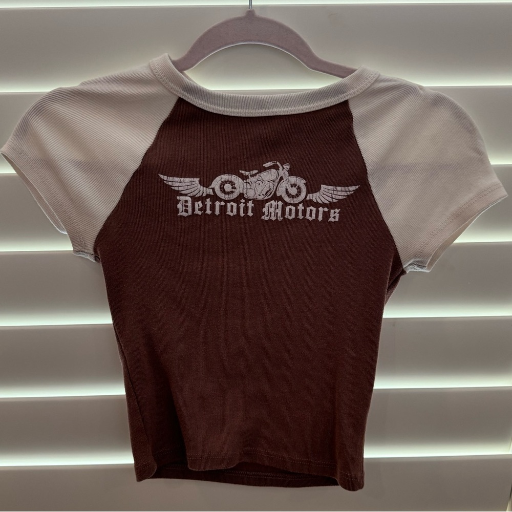 Detroit motors baby tee